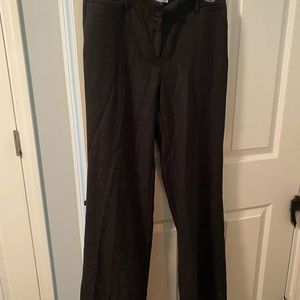 New York and company gray plaid dress pants 4 tall